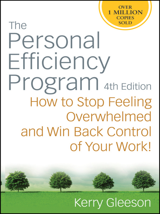 Title details for The Personal Efficiency Program by Kerry Gleeson - Wait list